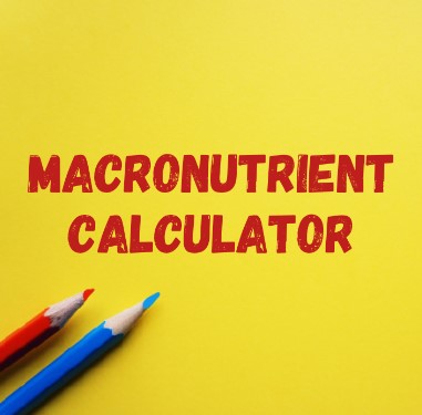 Macronutrient calculator